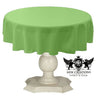 Tablecloth Dull Bridal Satin Fabric - Solid Color, 58" Round (1 Piece)