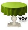 Tablecloth Dull Bridal Satin Fabric - Solid Color, 58" Round (1 Piece)
