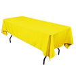 Yellow 100% Polyester Rectangular Tablecloth 60″ x 126″