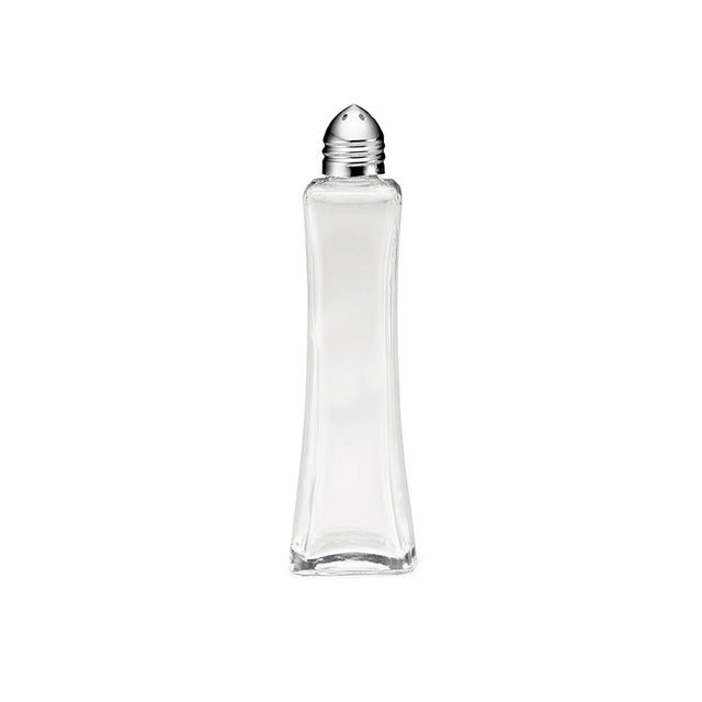 Tablecraft Metro Salt & Pepper Shaker with Chrome Plated Top, 2 Oz.
