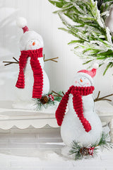 13" Snowman Resin Figure