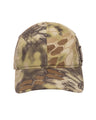 Unstructured Camo With Flag Hat