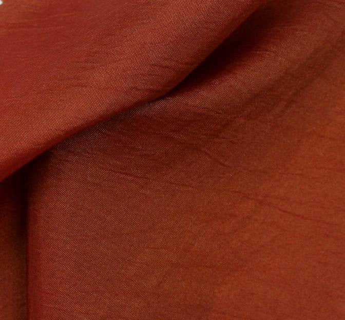 Taffeta Marble Brick Yellow Polyester Nylon Fabric - Brick Yellow Marble Crinkle, 55/57" Width