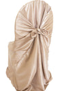 Taffeta Chair Cover Champagne