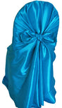 Taffeta Chair Cover Turquoise