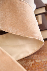 4" X 10 Yard Taupe Deluxe Velvet Ribbon