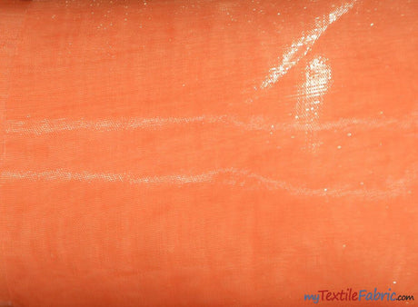 Mirror Organza Polyester Fabric - Sheer, Soft And Smooth, 58/60" Width (Continuous Yards & By Bolt)