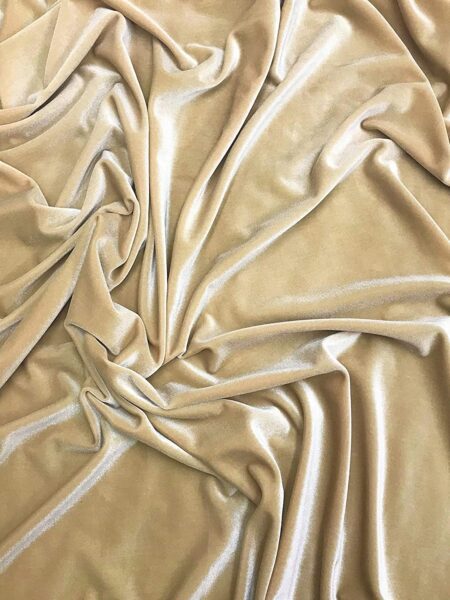 1 Yard Stretch Velvet Fabric Soft 4 Way Stretch for Apparel and Home Decor 60 Inch Width