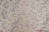 Victorian Damask Jacquard Fabric - Vineyard Damask Pattern, 58/60" Width (1 Yard)
