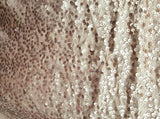 Glitz Sequins Taffeta Polyester Fabric - Raindrop Sequins, 54" Wide (1 Yard)