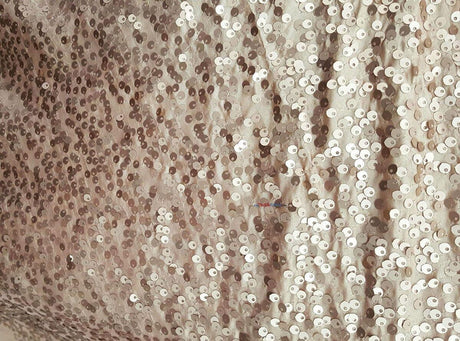Glitz Sequins Taffeta Polyester Fabric - Raindrop Sequins, 54" Wide (1 Yard)