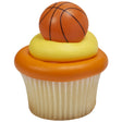 Basketball Rings 3D, Cupcake Decorations, Food Safe Cake Toppers – 144 Pack