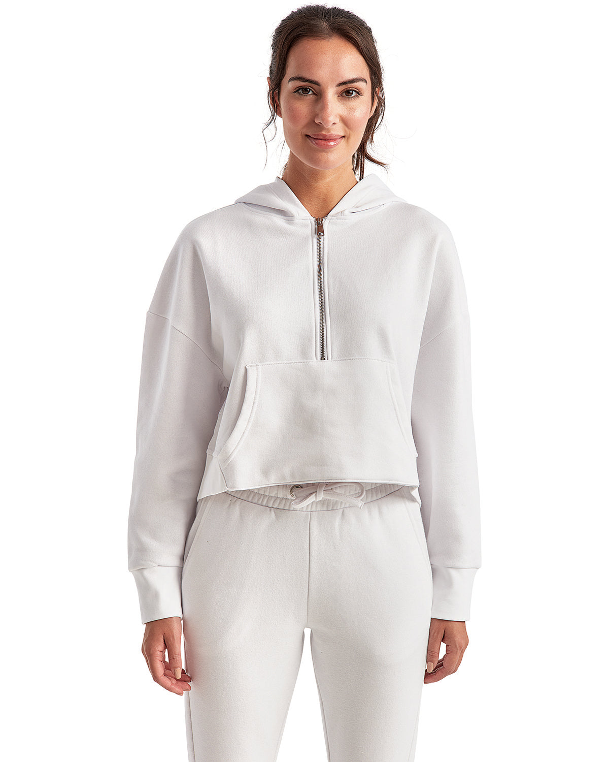 Ladies' Alice Half-Zip Hooded Sweatshirt