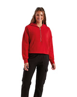 Ladies' Alice Half-Zip Hooded Sweatshirt