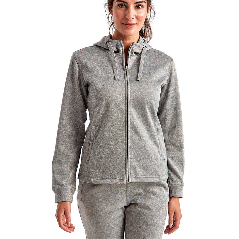 Ladies' Spun Dyed Full-Zip Hooded Sweatshirt