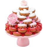 White 1" Rose Sugar Soft Premium Edible Decorations - 48 roses per order