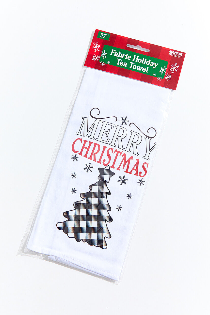 27" Christmas Tea Towel