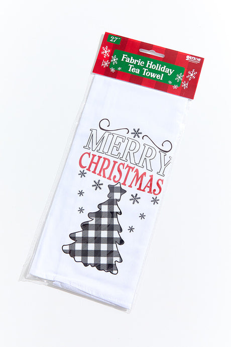 27" Christmas Tea Towel
