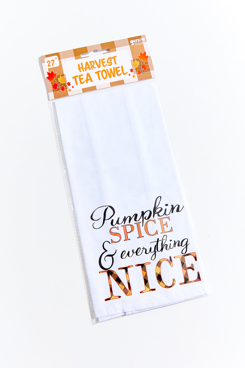 27" Autumn Harvest Tea Towel