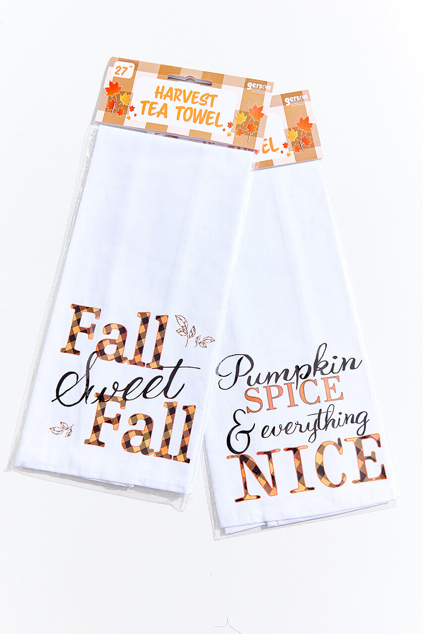 27" Autumn Harvest Tea Towel