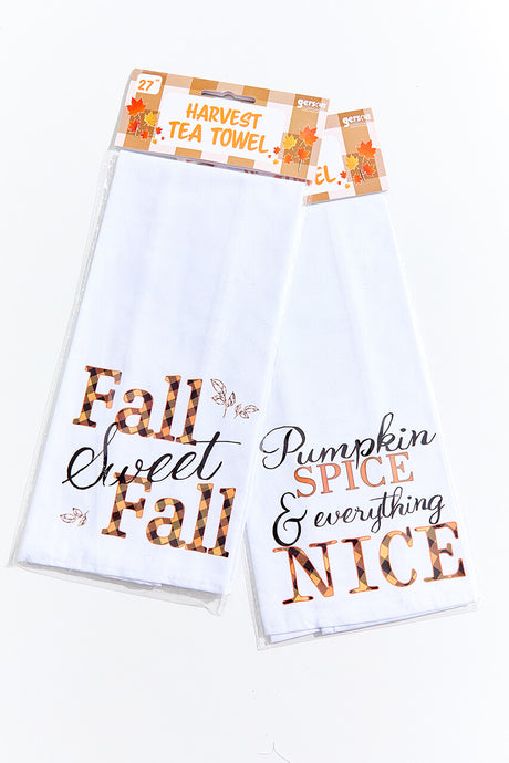 27" Autumn Harvest Tea Towel