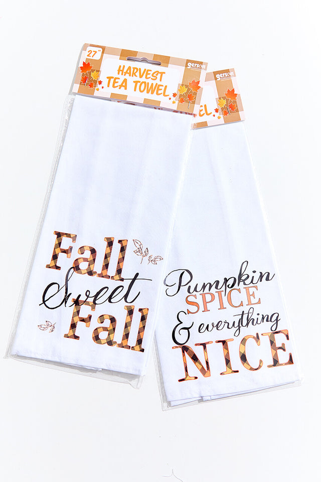 27" Autumn Harvest Tea Towel