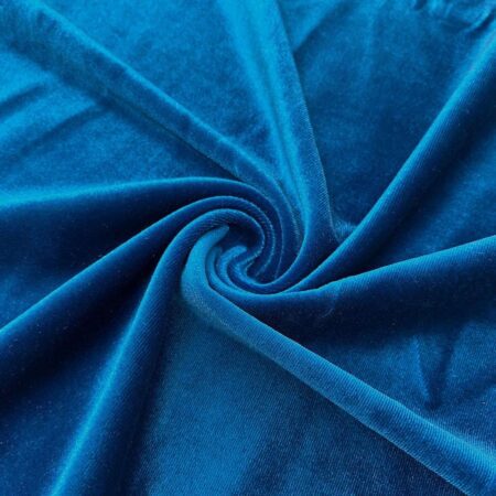 1 Yard Stretch Velvet Fabric Silky Soft 4 Way Stretch for Apparel Costumes 58/60 Inch Width