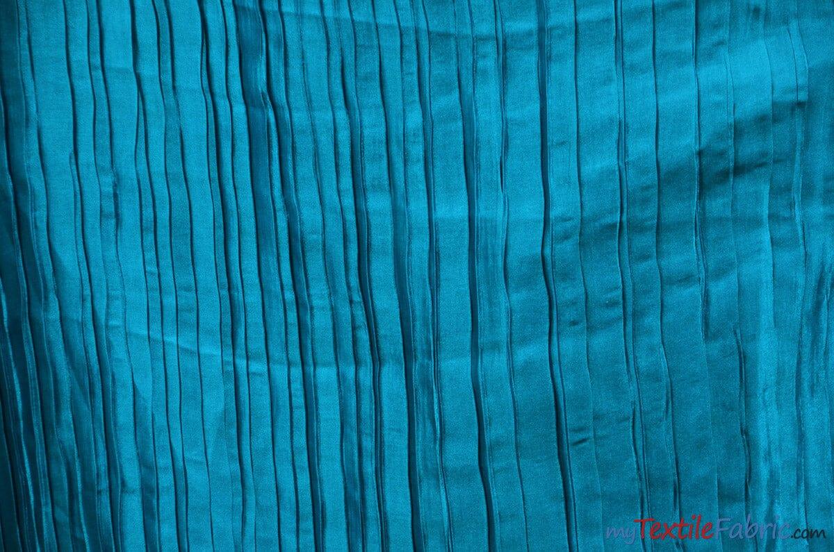 Italian Crush Satin Polyester Fabric - Solid Multiple Colors, 108" Width (1 Yard)
