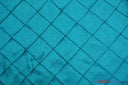 Taffeta Pintuck Fabric - 4" X 4" Diamond Pattern, 58" Width, Multiple Colors (1 Yard)