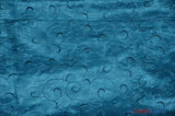 Swirl Organza Polyester Fabric - Embroidered Swirl Sheer, 52/54" Width, Multiple Colors (1 Yard)