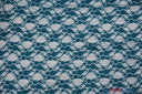 Giselle Floral Lace Polyester Spandex Fabric - Sheer Vintage Stretch Lace, 58/60" Width, Multiple Colors (1 Yard)