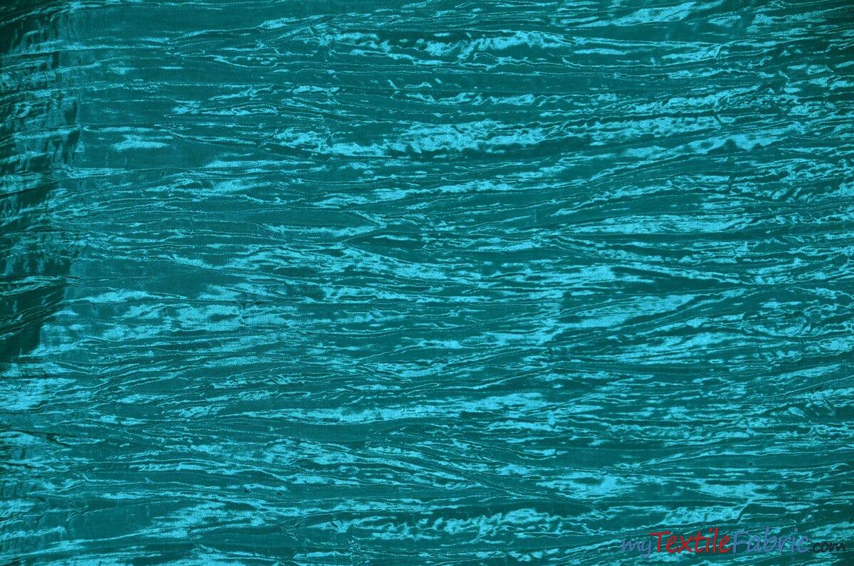 Crease Taffeta Crush Taffeta Polyester Fabric - Crushed Texture, 50/52" Width (Continuous Yards Or By Bolt)