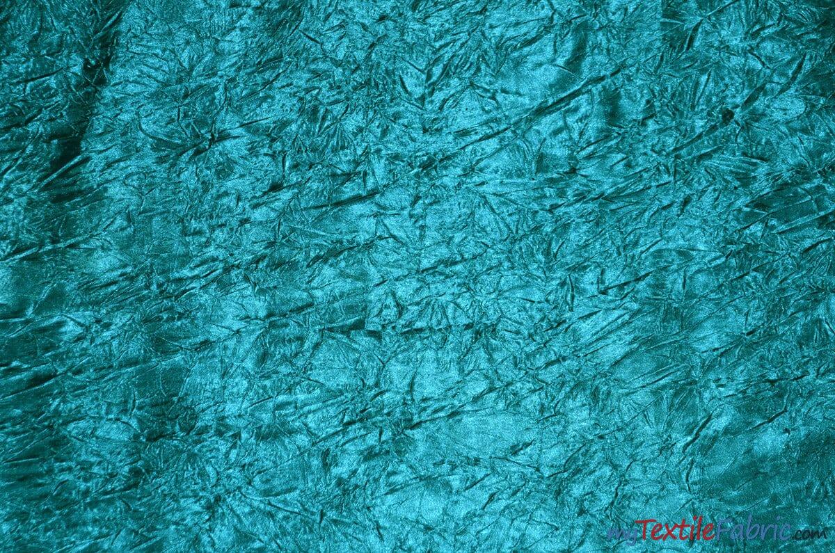 Silky Crush Satin Polyester Fabric - Crushed Charmeuse Satin, Multiple Colors, 54" Width (1 Yard)