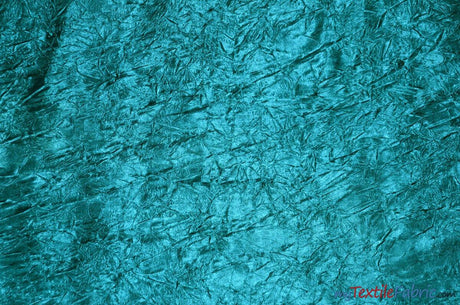 Silky Crush Satin Polyester Fabric - Crushed Charmeuse Satin, Multiple Colors, 54" Width (1 Yard)