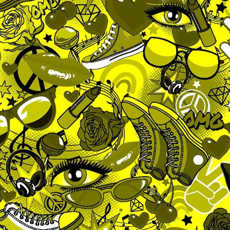 Printed Spandex Teen Pattern Fabric