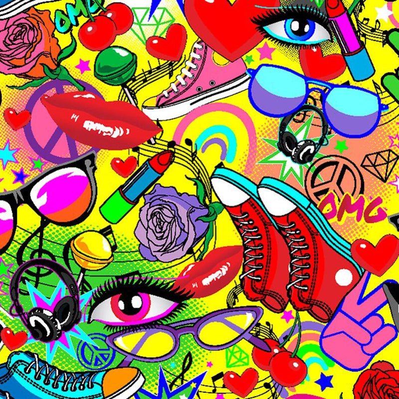 Printed Spandex Teen Pattern Fabric