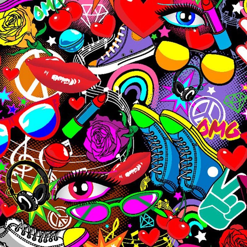 Printed Spandex Teen Pattern Fabric