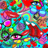 Printed Spandex Teen Pattern Fabric