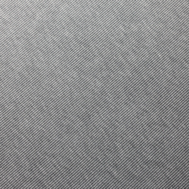 Tencel 2X2 Tencel Spandex Fabric - Ash Grey, Grey Stone, Rib Knit, 260 GSM, 60-62" Width (1 Yard)