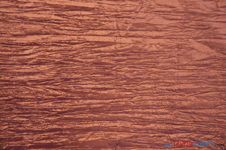 Crease Taffeta Crush Taffeta Polyester Fabric - Crushed Texture, 50/52" Width (Continuous Yards Or By Bolt)
