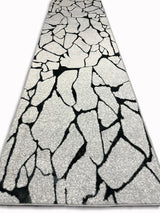 Tess 907 Gray Polyester Fabric - Gray, Shimmery, 5' 3" X 7' 4" (1 Piece)