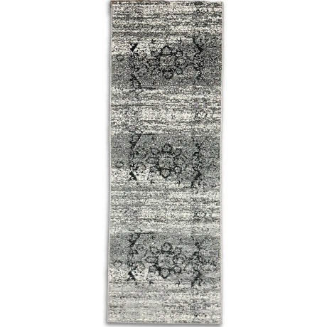 Tess 914 Gray Polyester Fabric - Gray, Power-Loomed, 7' 8" X 10' 2" (1 Unit)