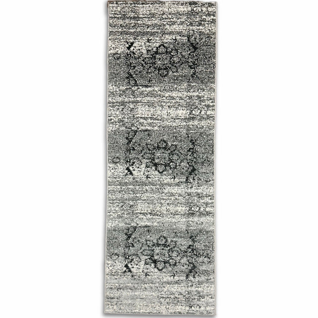 Tess 914 Gray Polyester Fabric - Gray, Power-Loomed, 7' 8" X 10' 2" (1 Unit)