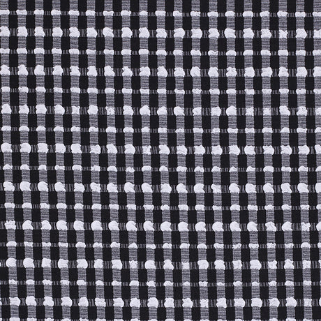 Texture Check 617 Nylon Polyester Spandex Fabric - Assorted Colors, Textured Check, 43" Width, 185 GSM (1 Yard)