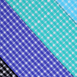 Texture Check 617 Nylon Polyester Spandex Fabric - Assorted Colors, Textured Check, 43" Width, 185 GSM (1 Yard)
