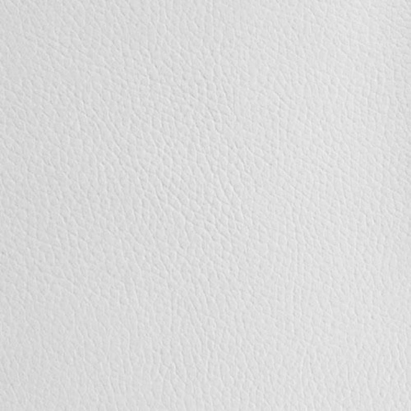 White 1.0 mm Thickness Textured PVC Faux Leather Vinyl Fabric,