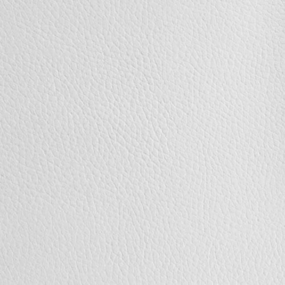 White 1.0 mm Thickness Textured PVC Faux Leather Vinyl Fabric,