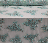 3D Floral Lace Mint Champagne