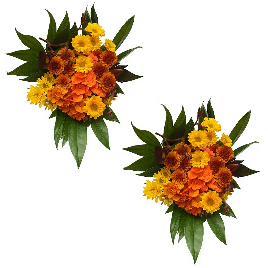 Thanksgiving Fresh Flower Bouquet Festive Floral Arrangement Pack