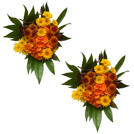 Thanksgiving Fresh Flower Bouquet Festive Floral Arrangement Pack
